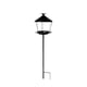 thumbnail image 2 of Comedero para pájaros con soporte, poste, estación de alimentación para pájaros, fácil instalación, cuenco de hierro, baño rústico para pájaros, comed negro, 2 of 7