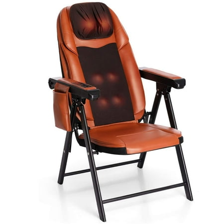 Folding Shiatsu Massage Chair with Heat - Back Neck and Shoulder