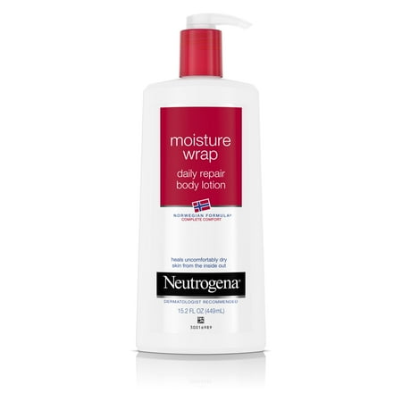 Neutrogena Norwegian Formula Moisture Wrap Daily Repair Body Lotion, 15.2 Oz