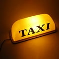 thumbnail image 6 of Opvise 12V Taxi Roof Light Universal Long Life Waterproof Magnetic Glowing Taxi Cab Sign Roof Top Topper Light Vehicle Accessory, 6 of 7