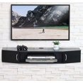 thumbnail image 3 of FITUEYES Floating Shelf Entertainment Center,TV Stands With Open Shelf Media Console Rack Cabinet with Storage Black, 3 of 5
