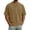 Khaki_001, variant on Domuza Mens Corduroy Henley Shirts Casual Short Sleeve Button Down Solid Tops Summer 2026 Trendy Soft Comfy Relaxed Fit T-Shirts Black 3XL