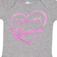 thumbnail image 4 of Inktastic I Love My Glamma in Pink Chalk Heart Boys or Girls Baby Bodysuit, 4 of 5