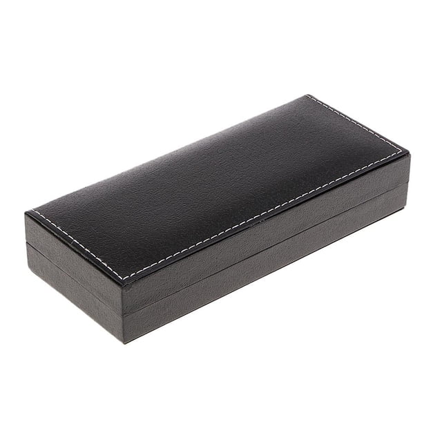 Estuche para bolígrafos perfecl de cuero negro Almacenamiento de joyas