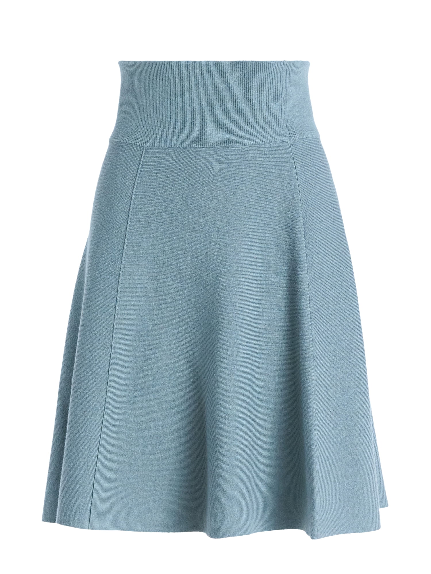 Scoop Women's and Women’s Plus Sculptural Sweater Knit Midi Skirt, Sizes XS-4X