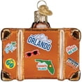 thumbnail image 2 of Old World Christmas Blown Glass Ornament for Christmas Tree, Orlando Suitcase, 2 of 7