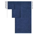 thumbnail image 4 of Set de Toallas Americanas de Lino Suave 6 Piezas 590 GSM Azul Turquí, 4 of 8