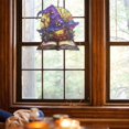 thumbnail image 6 of BESEW7 Halloween Witch Hat Decor, Window Wall Acrylic Hanging Ornament for Porch Door, Fall Thanksgiving Decorations for Modern Farmhouse, 6 of 6