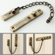 thumbnail image 3 of Cadena de seguridad para puerta, limitador de puerta estrecho, cerradura antirrobo con resorte y tornillos para puerta interior de casa, acabado en bronce antiguo de acero inoxidable,, 3 of 5