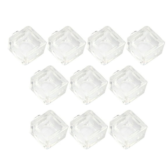 10PCS Mechanical Keyboard Switch Tester 1-Key Switch Testing Tool Translucent Keychain Toy for Customization