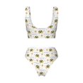 thumbnail image 5 of Daiia Sea Turtle Basking in the Sun Women's Bikini Set Two Piece Swimsuit High Waisted Bikini Adjustable Straps Bikini Perfect for Beach, Pool, and Summer Vacation-X-Large, 5 of 9