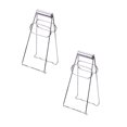 thumbnail image 1 of Oleegame 2PC Kitchen Utensils Set Kitchen Tool Stainless Steel Folding Dish Plate Bowl Clip Tong Grip Per Clamp, 1 of 9
