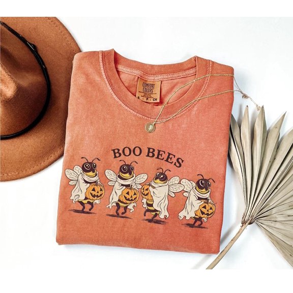 Ghost Bees Halloween Shirt Boo Bees Shirt, Halloween Ghost Bees Tee, Halloween Animals, Ghost Shirt, Bees Lovers 200627