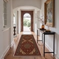 thumbnail image 5 of GENIMO 2'x3' Area Rug for Entryway, Machine Washable Non Slip Low Pile Indoor Door Mat for Front Door Kitchen Bathroom, Distressed Persian Diamond, RUBYORBIT, 5 of 5