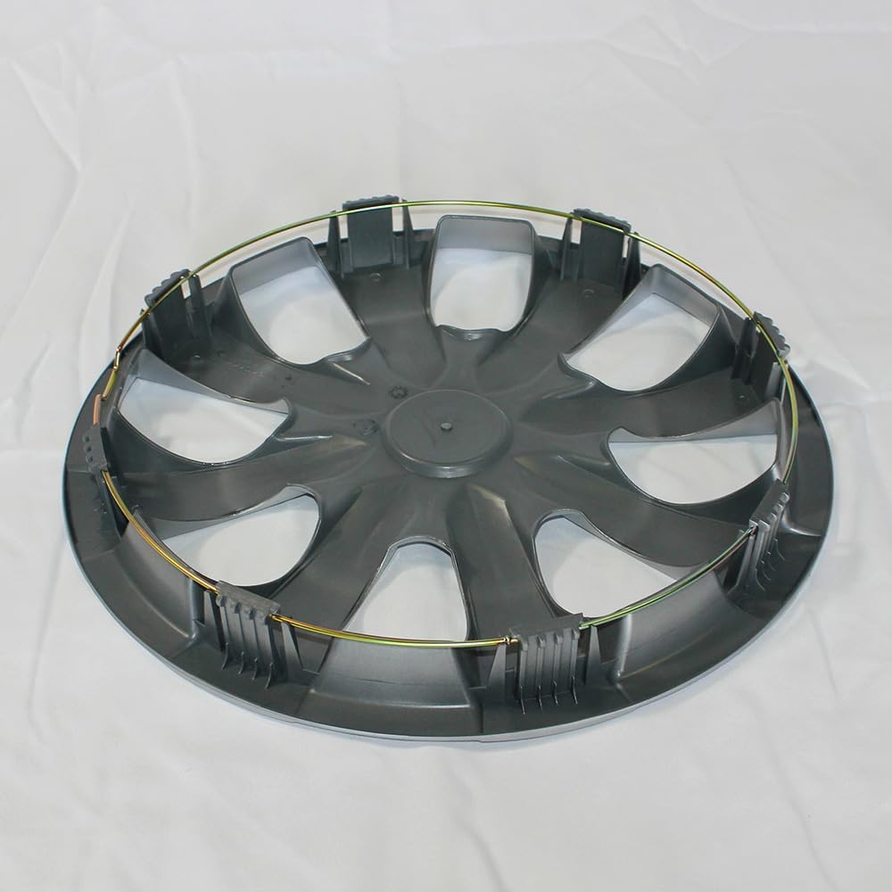 Set of 4 15" Push-on Silver Hubcaps for 2009-2013