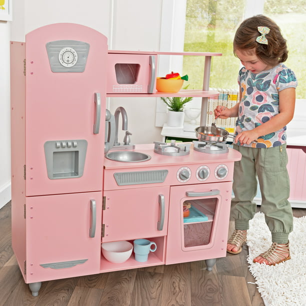 Kidkraft Vintage Kitchen Pink, Kidkraft Wooden Kitchen Pink