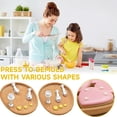 thumbnail image 2 of 3Pcs Plunger Cutter Set for Cake Decorating, Spring-Loaded Fondant Cookie Mold, Heart/Star/Square/Round Sugar Craft Press, DIY Baking Tools for Christmas, 2 of 8