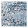 thumbnail image 3 of Unique Loom Leipzig Collection Area Rug - Bach (5' 3" Square Blue/Ivory), 3 of 7