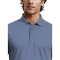 thumbnail image 6 of Ben Hogan Men's & Big Men's Performance Eco Mini Geo Jacquard Short Sleeve Polo Shirt, up to 5XL, 6 of 7