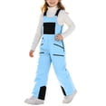 thumbnail image 2 of Caywon Warm Kids' Waterproof Ski Overalls with Adjustable Straps and Chest Pocket, One Piece Snowsuit for Boys and Girls Winter Sports, 2 of 9