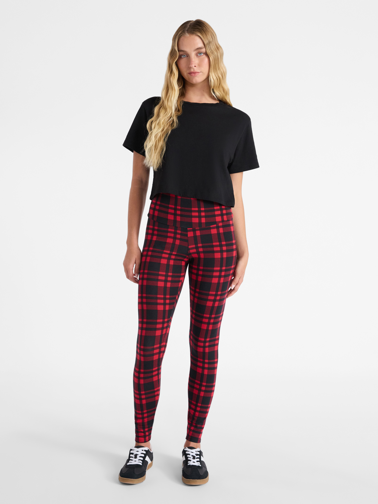No Boundaries High Rise Ankle Leggings, 27” Inseam, Women’s