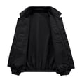 thumbnail image 4 of LYSMORA 2026 Men's Lapel Collar Multi Pocket Cargo Jacket, Button Front Elastic Cuff Loose Fit Outdoor Utility Casual Outer Shacket, 4 of 4