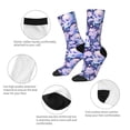 thumbnail image 3 of KLL Skull star crystal Print Cool Socks Men's Women's Crew Socks Funny Crazy Novelty Stockings, 3 of 6