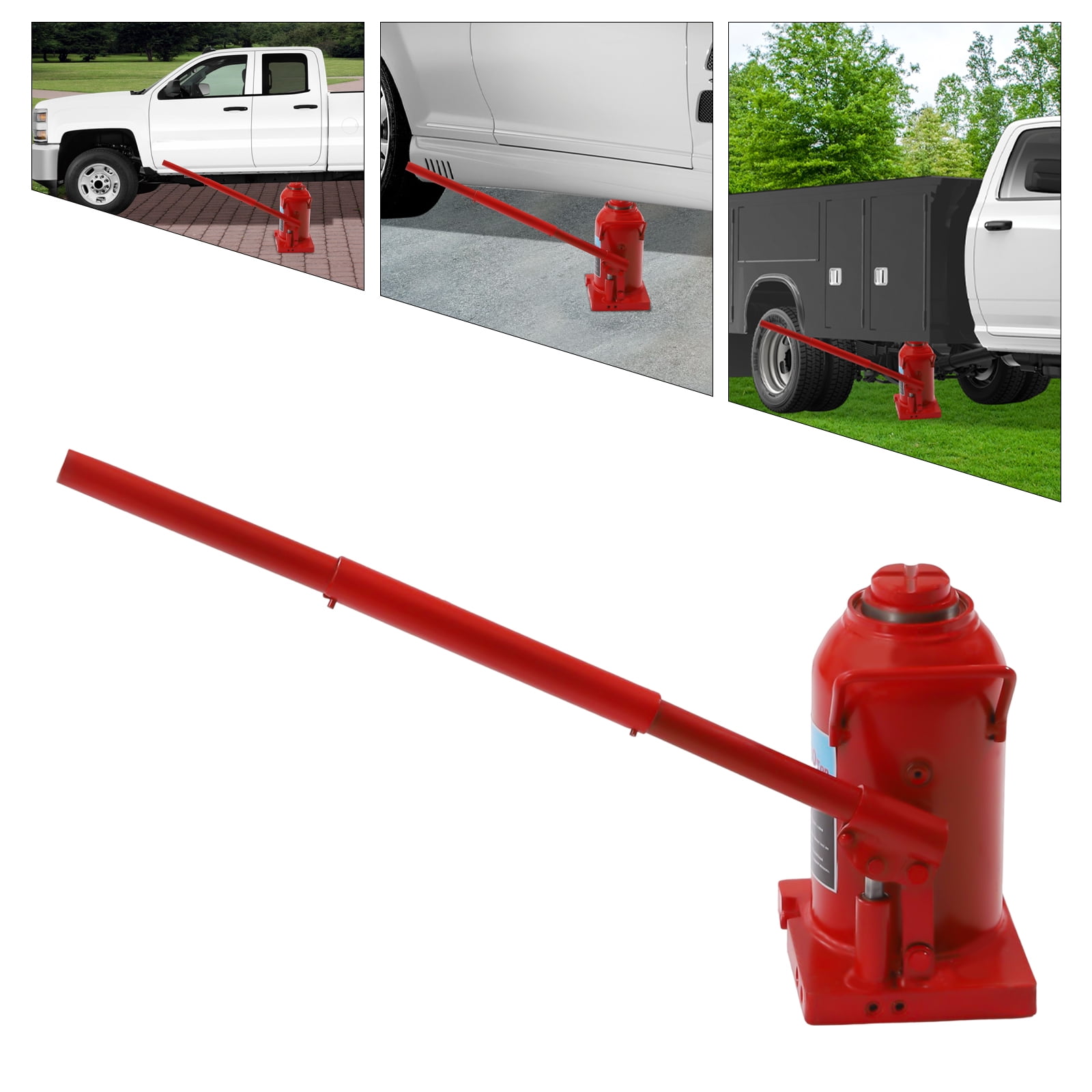 YIYIBYUS Hydraulic Cylinder Jack Hydraulic Stubby Low Profile Welded ...