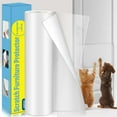 thumbnail image 1 of Cat Protector de Muebles para Rascar Cinta Cat Antirrayas - Protector de Puerta para Rascar Perros - Cinta Autoadhesiva de Entrenamiento Transparente para Alfombra, Sofá, Puerta (Transparente, 11,81" X 9,8 Pies), 1 of 8