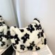 thumbnail image 3 of Bolso de felpa para las axilas, bolso de hombro mullido para mujer, bolso de mano peludo para mujer para otoño e invierno, 3 of 5