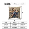 thumbnail image 5 of Starfish Elegant Velvet Throw Pillows with Unique Patterns for Chair Pillow Covers & Throw Pillow - Set of 2, Available in 16x16, 18x18, & 20x20 inches for, 5 of 6