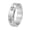 Silver, variant on Lucky Cross Rotating Spinner Ring for Men Women Stainless Steel Stress Relief Jewelry Christian Cubic Zirconia Statement Band