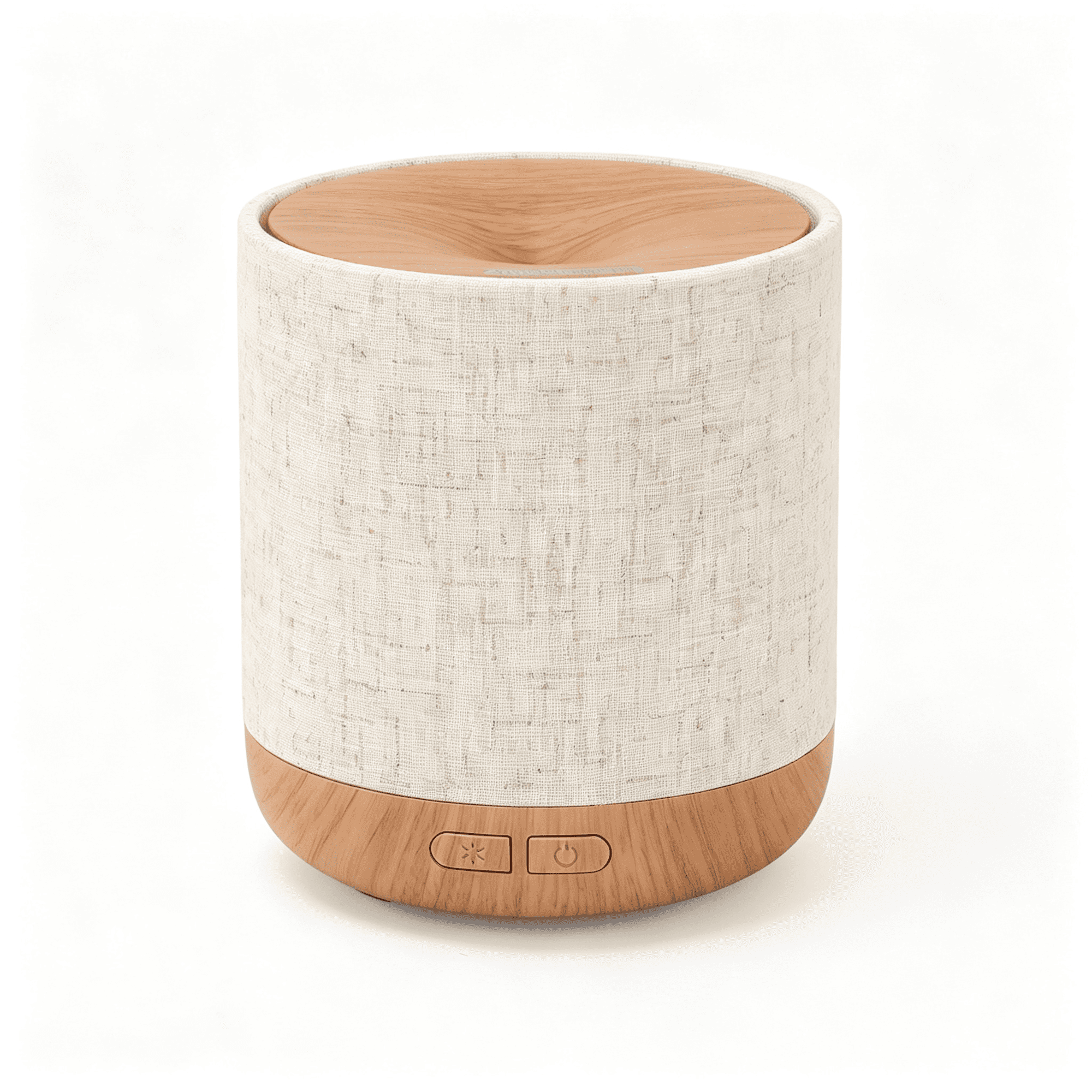 HIBIBUD Essential Oil Diffuser with Fabric Cover and Night Lamp 200Ml Quiet Ultrasonic Scent Diffusing&Humidifying Auto Shut-Off Ambient Lighting Candle Light Mode