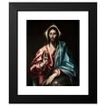 thumbnail image 2 of El Greco (Domenikos Theotokopoulos) 20x24 Black Modern Framed Museum Art Print Titled - Christ as Saviour (1610-1614), 2 of 5