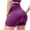 Purple, variant on Ashirexll Women's Shorts, High Waisted Shorts Women, Elastic Seamless High Waist Yoga Shorts for and Drying Training Sports Pants