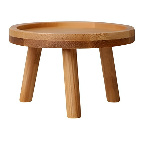 XIBUFE Wood Plant Stands Indoor, Mid-Century Modern Single Plant Stand for 3-12 Inch Pots, Tall Plant Stool for Large Plants, Perfect for Living Room, Balcony, and Office