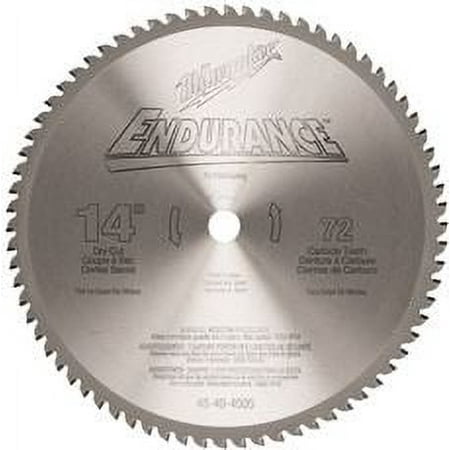 

Milwaukee Circular Saw Blade 14 In. Carbide 72T
