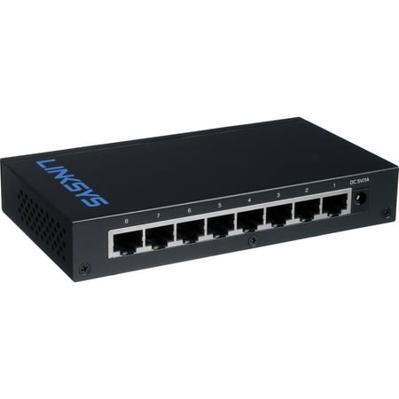 Linksys - 8-Port Gigabit Ethernet Switch - Black