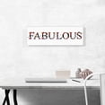 thumbnail image 2 of ARTCANVAS FABULOUS Girls Room Decor Canvas Art Print - Size: 36" x 12" (0.75" Deep), 2 of 9