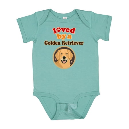 

Inktastic Golden Retriever Dog Lover Gift Baby Boy or Baby Girl Bodysuit