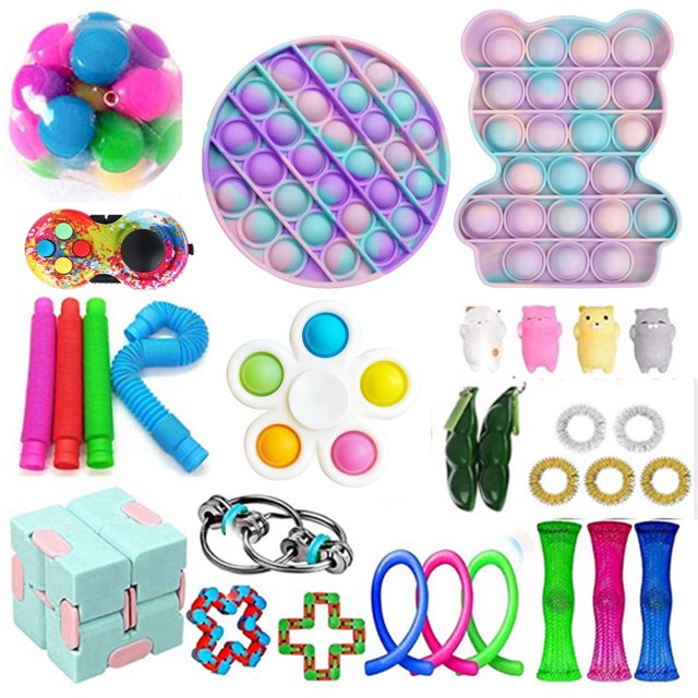 TheFound Jouets de Décompression en PVC pour Enfants Kit d'Apprentissage Précoce