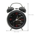 thumbnail image 2 of Greenadscape Small Alarm Clock Loud Analog Black 1Set for Heavy Sleepers, 2 of 4