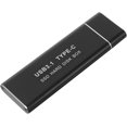 thumbnail image 1 of Disque Dur Externe USB 3. 1 Boîte de Disque Dur Mobile Ssd Type - Alliage d'Aluminium Boîtier de Disque Dur État Noir, 1 of 8