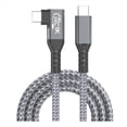 thumbnail image 1 of Cable USB 4 90° 40Gbps Cable de Datos USB4 Tipo C Carga Rápida PD 240W, Transferencia de Video 8K 1.5M, 1 of 9