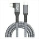 thumbnail image 1 of Cable USB 4 90° 40Gbps Cable de Datos USB4 Tipo C Carga Rápida PD 240W, Transferencia de Video 8K 1.5M, 1 of 5