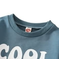 thumbnail image 4 of URMAGIC Infant Boy Letter Print Clothes Set Long Sleeve Sweatshirt Tops Pants 2Pcs Fall Winter Outfits, 4 of 10