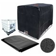 thumbnail image 1 of Cubierta de tanque IBC de lona NQ 1000 l anti-UV anti-lluvia 116 x 100 x 120 cm negra, 1 of 5