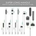 thumbnail image 2 of 5Pcs Telescopic Duster Duster Telescopic Duster Washable Microfiber Duster Telescopic Duster Kit Cobweb Duster Wolf Head Outdoor Broom, 2 of 5