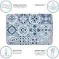 thumbnail image 2 of GelPro Kitchen Foam Mat Vintage Tile, 20" x 30" , Blue, 2 of 5