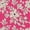 Berry Red Tropical Floral, variant on Women's Smocked Midi Summer Dress Drop Waist Sundress with Pockets Red - M